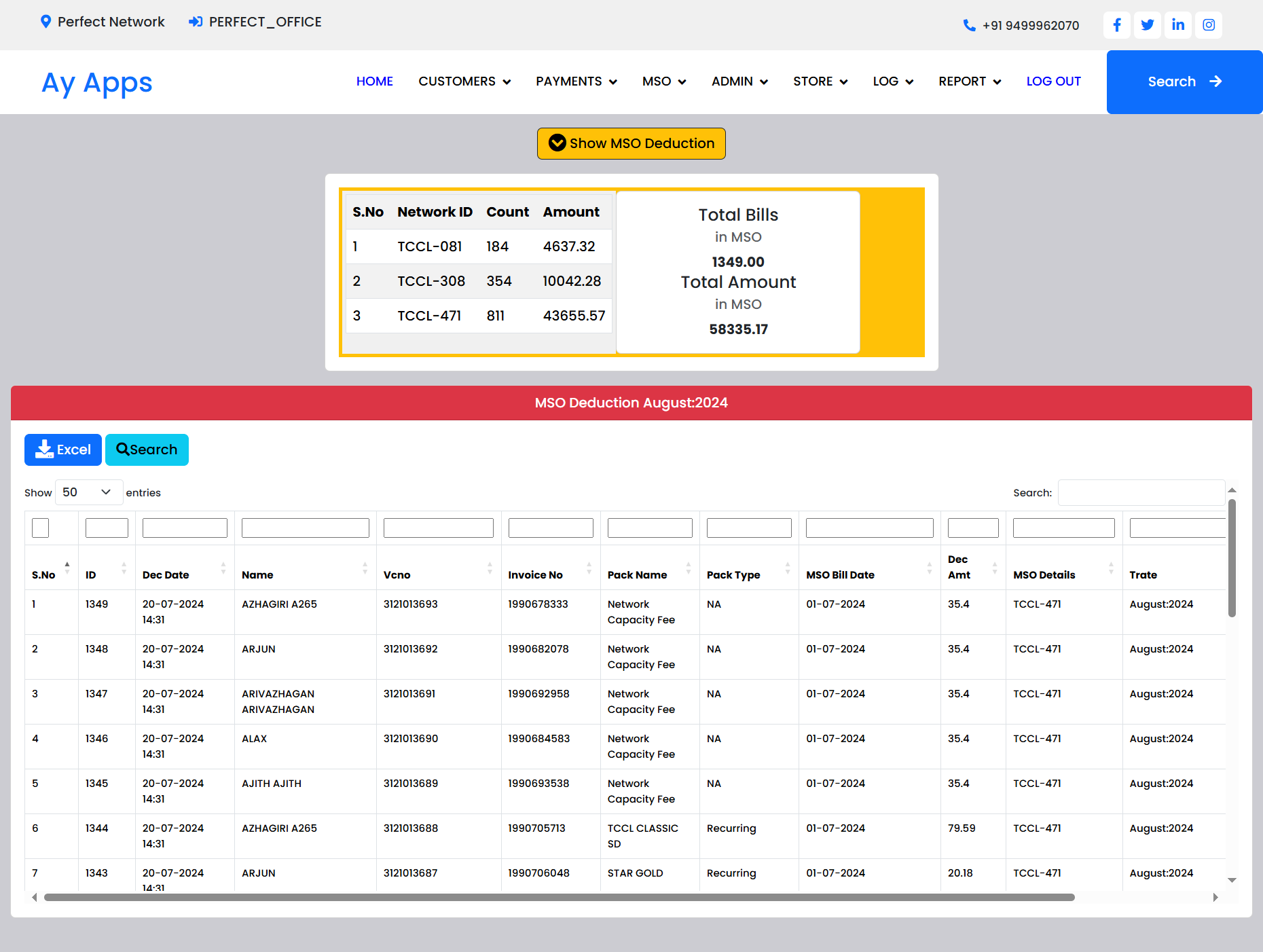 MSO Payments
